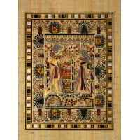 Papyrus Ankhsenamon Fait L'offrande Du Lotus Et De Papyrus  Toutankhamon - 35 Ko