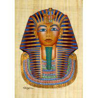 Papyrus Masque D'or De Toutankhamon - 34 Ko