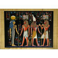 Papyrus Horemheb S'assure La Protection De 2 Dieux : Hathor + Horus - 34&nbsp;Ko
