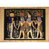 Papyrus Horemheb S'assure La Protection De 2 Dieux : Hathor + Horus