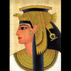 Papyrus Profil De Clopatre