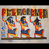 Papyrus Ramss I Entoure Des mes De Pe Et Nekhen