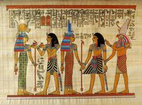 Papyrus Prsentation De Ramss III Aux Dieux - 26 Ko