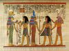 Papyrus Prsentation De Ramss III Aux Dieux