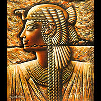 Papyrus Portrait De Cloptre VII: 75,00 EUR - 75 Ko