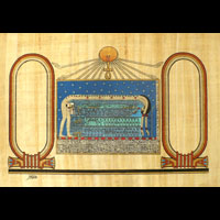 Papyrus Personnalisable Nout, La Desse Du Ciel - 40 Ko