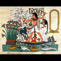 Papyrus Chasse Dans Les Marais - 59 Ko