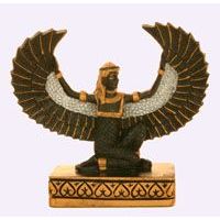 Statuette De La Desse Isis Ail
