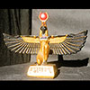 Statuette De La Desse Isis-Hathor Aile Dore