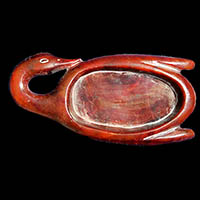 Palette A Fard Ou A Onguents Canard En St�atite - 34&nbsp;Ko