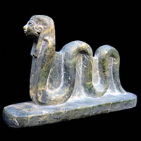 Statuette De La Deesse Mertseger En St�atite - 35&nbsp;Ko