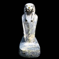 Statuette De La Deesse Mertseger En St�atite - 29&nbsp;Ko