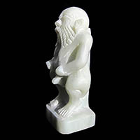 Statue Du Dieu Bes En Statite - 27 Ko
