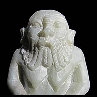 Statue Du Dieu Bes En Statite - 35 Ko