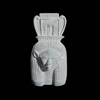 Statuette Tte D'Hathor En Statite - 27 Ko