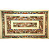 Nappe Rectangulaire Pharaonique  Tombe Aux Vignes  Verte