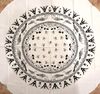 Nappe Ronde Pharaonique Oies De Meidoum Noir