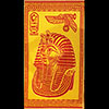 Serviette De Bain En Coton D'Egypte: Masque D'or De Toutankhamon 