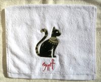 Lot De 2 Serviettes De Toilette Bastet - 21 Ko