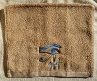 Lot De 2 Serviettes De Toilette Oeil D'Horus: 25,00 EUR - 27 Ko