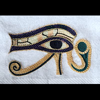 Lot De 2 Serviettes De Toilette Oeil D'Horus - 42 Ko