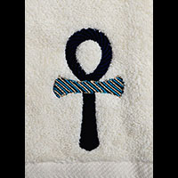 Lot De 2 Serviettes De Toilette Ankh - 39 Ko