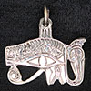 Bijoux Pendentif Oeil D'Horus (Oudjat) En Argent