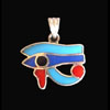 Bijoux Pendentif Oeil D'Horus (Oudjat) En Argent