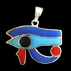 Bijoux Pendentif Oeil D'Horus (Oudjat) En Argent