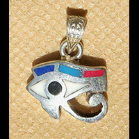 Bijoux Pendentif Oeil D'Horus (Oudjat) En Argent - 52 Ko