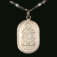 Bijoux Pharaonique Scarabe En Argent - 11 Ko