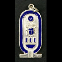 Bijoux Pharaonique Cartouche De Toutankhamon En Argent - 13 Ko