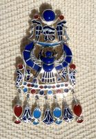 Pectoral Scarabe Ail De Toutankhamon En Argent 800/1000 - 27 Ko