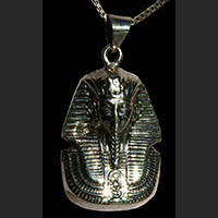 Bijoux Pharaonique Masque D'or De Toutankhamon En Argent - 35 Ko