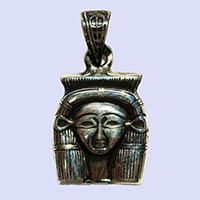 Bijoux Pharaonique Tte D'Hathor En Argent - 33 Ko