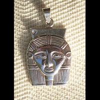 Bijoux Pharaonique Tte D'Hathor En Argent - 48 Ko