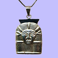Parure Pharaonique Tte D'Hathor En Argent - 36 Ko