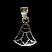 Bijoux Pharaonique Lotus Argent Avec Incrustation Onyx - 29 Ko