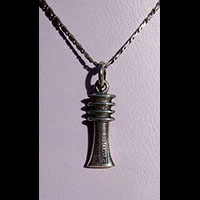 Bijoux Pharaonique : Le Pilier Djed  En Argent 800/1000 - 32 Ko