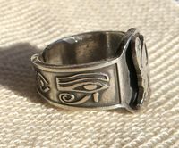 Bijoux Pharaonique: Bijoux Bague Chevalire Ramss II  Argent 800/1000 - 23 Ko
