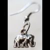 Boucles D'oreilles lphant En Argent