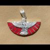 Bijoux Desse Isis Aile En Argent Et Cornaline