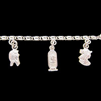Bijoux Pharaonique: Collier En Argent 800/1000 - 28 Ko