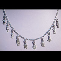 Bijoux Pharaonique: Collier En Argent 800/1000 - 33 Ko