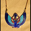 Pendentif Isis Aile Presentant Le Scarabe