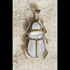 Bijoux Scarabe En Argent Avec Incrustation De Nacre