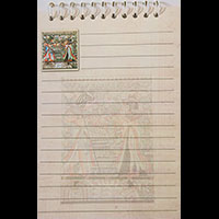 Carnet Pharaonique 17*12cms, 40 Feuilles - 32 Ko