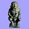 Statue Du Dieu Bs En Statite