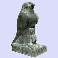 Statue Du Dieu Horus D'Edfou - 33 Ko