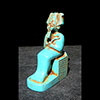 Statuette Du Dieu Osiris Assis